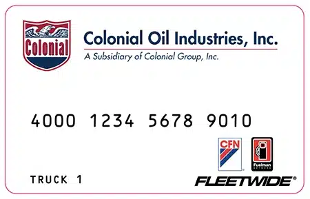 Colonial Oil Fleet Card